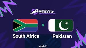 Pakistan Women vs South Africa Women
