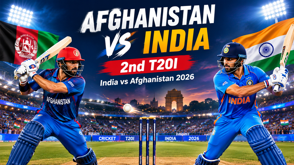 Afghanistan vs India 2nd T20I