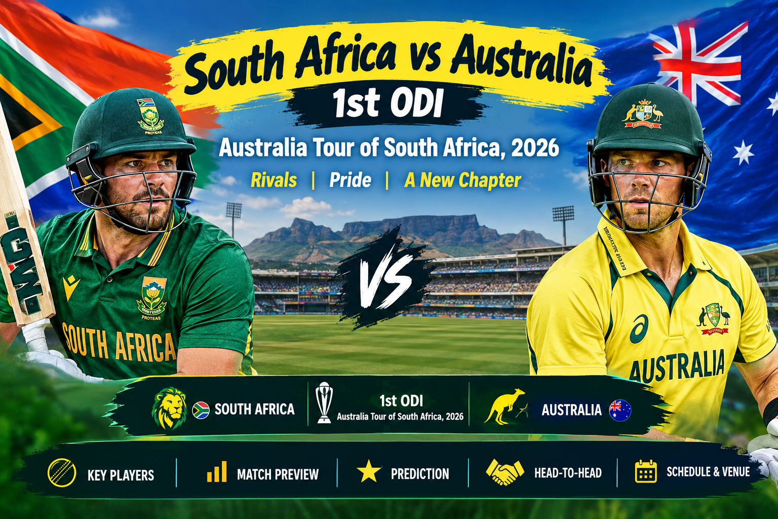 South Africa vs Australia 1st ODI